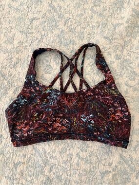 lululemon athletica Multicolor Floral Free to be Wild Sports Bra